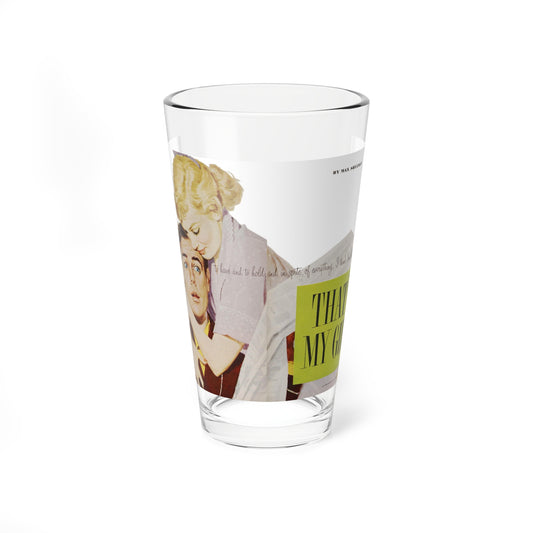 That's My Girl, Good Housekeeping, July 1951 (Magazine Illustration) Pint Glass 16oz-16oz-Go Mug Yourself