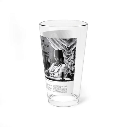 The 1,001 Lives Of Novarro The Tiger, Male magazine, February 1957 (Magazine Illustration) Pint Glass 16oz - Go Mug Yourself