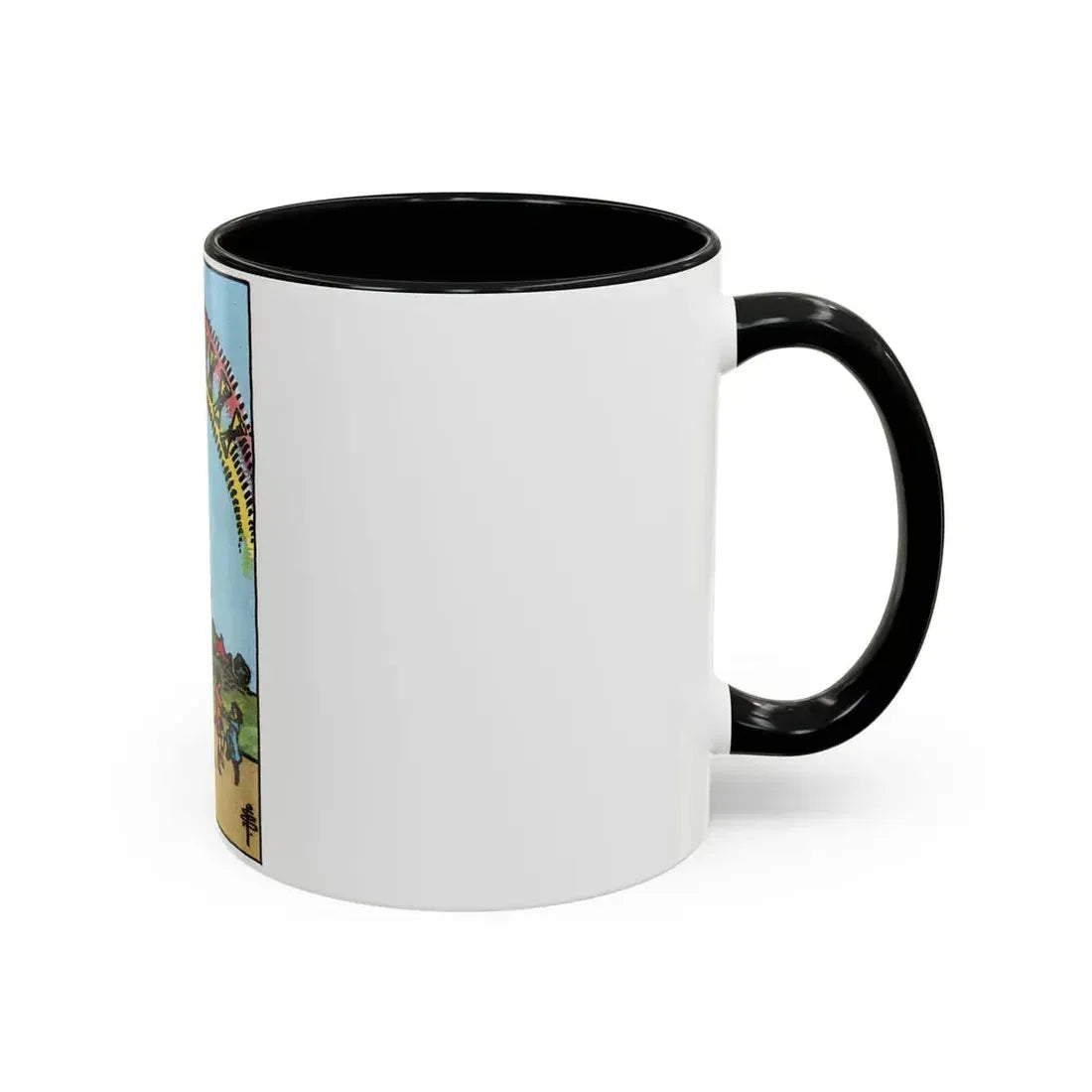 The 10 of Cups (Tarot Card) Accent Coffee Mug - Go Mug Yourself