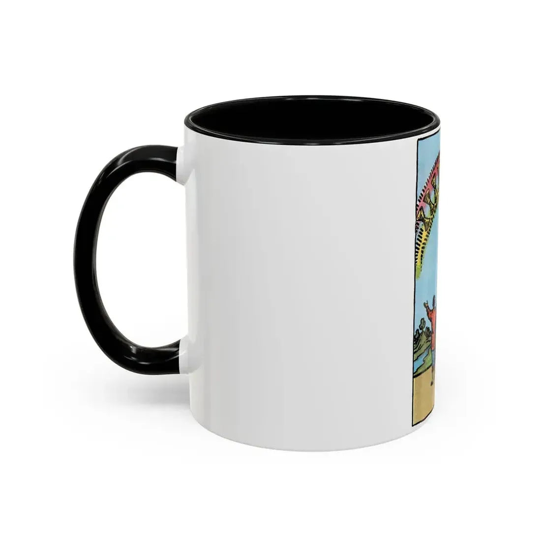 The 10 of Cups (Tarot Card) Accent Coffee Mug - Go Mug Yourself