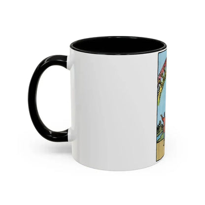 The 10 of Cups (Tarot Card) Accent Coffee Mug - Go Mug Yourself