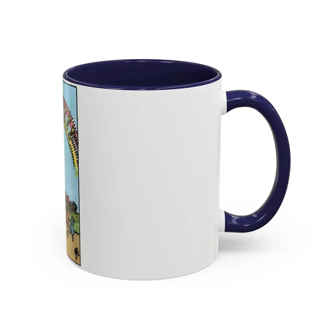The 10 of Cups (Tarot Card) Accent Coffee Mug - Go Mug Yourself
