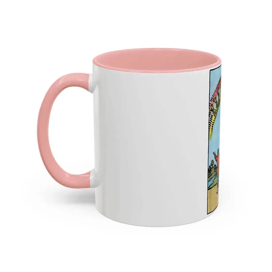 The 10 of Cups (Tarot Card) Accent Coffee Mug - Go Mug Yourself