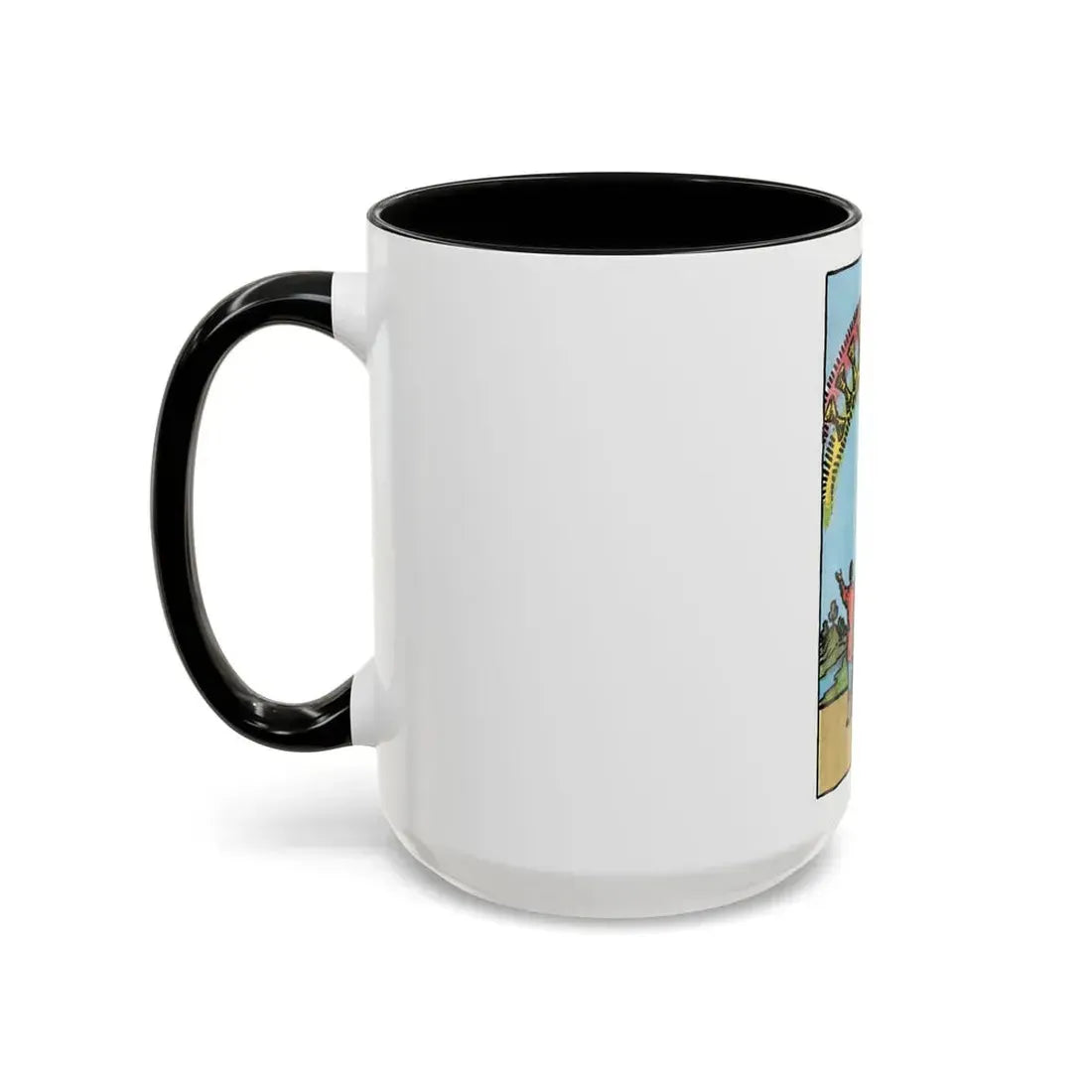 The 10 of Cups (Tarot Card) Accent Coffee Mug - Go Mug Yourself