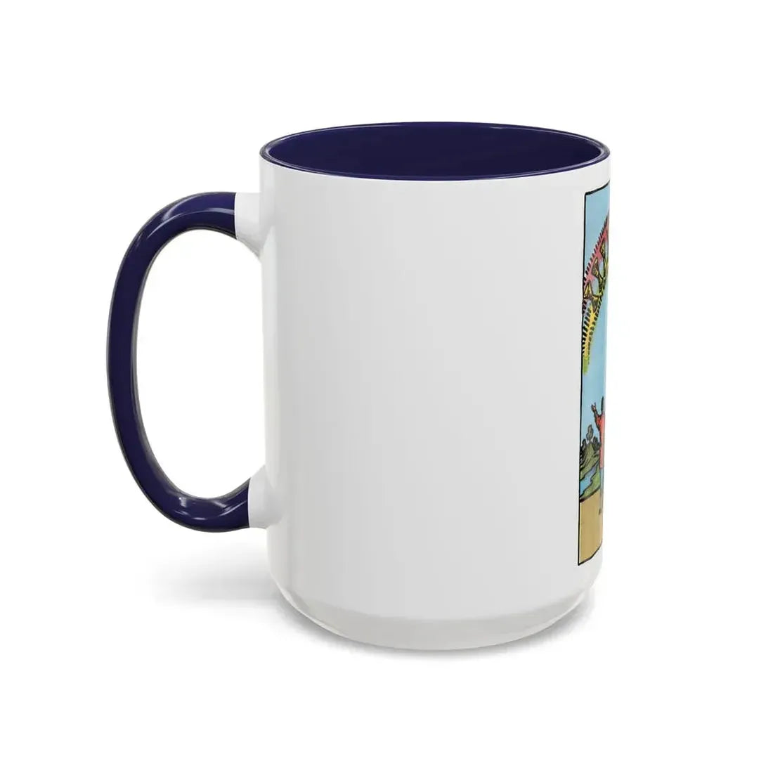 The 10 of Cups (Tarot Card) Accent Coffee Mug - Go Mug Yourself