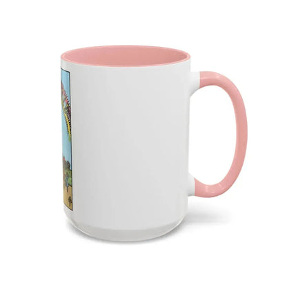 The 10 of Cups (Tarot Card) Accent Coffee Mug - Go Mug Yourself