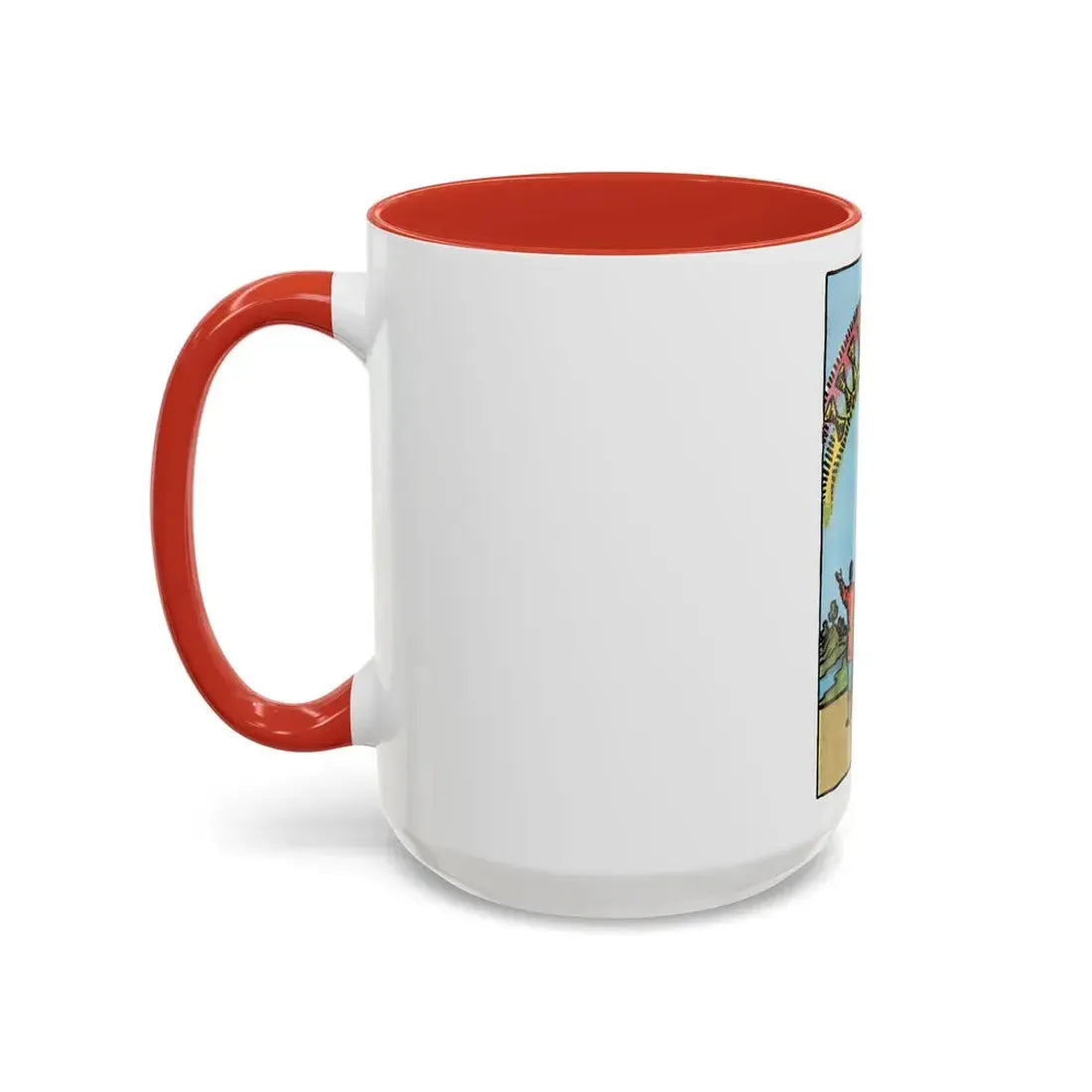The 10 of Cups (Tarot Card) Accent Coffee Mug - Go Mug Yourself