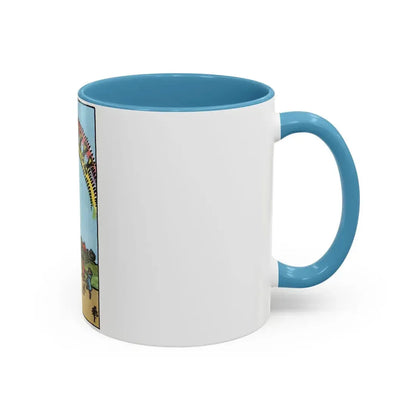 The 10 of Cups (Tarot Card) Accent Coffee Mug - Go Mug Yourself