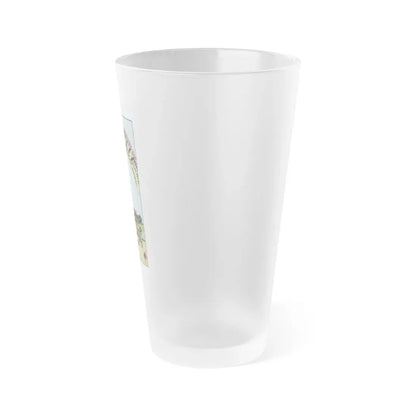 The 10 of Cups (Tarot Card) Frosted Pint Glass 16oz - Go Mug Yourself