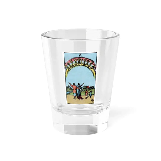 The 10 of Cups (Tarot Card) Shot Glass 1.5oz 1.5oz - Go Mug Yourself
