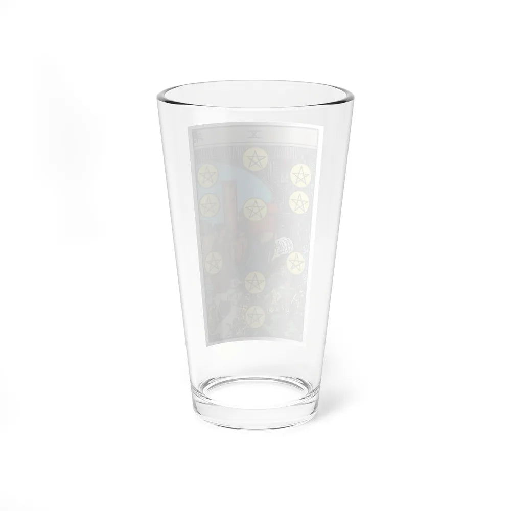 The 10 of Pentacles (Tarot Card) Pint Glass 16oz-Go Mug Yourself