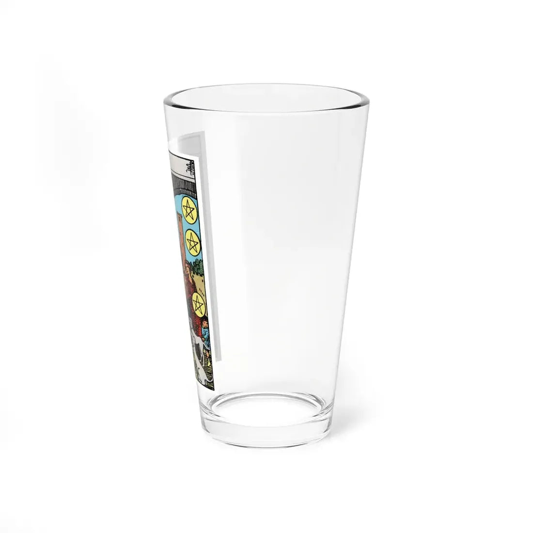 The 10 of Pentacles (Tarot Card) Pint Glass 16oz - Go Mug Yourself