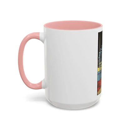 The 10 of Swords (Tarot Card) Accent Coffee Mug - Go Mug Yourself