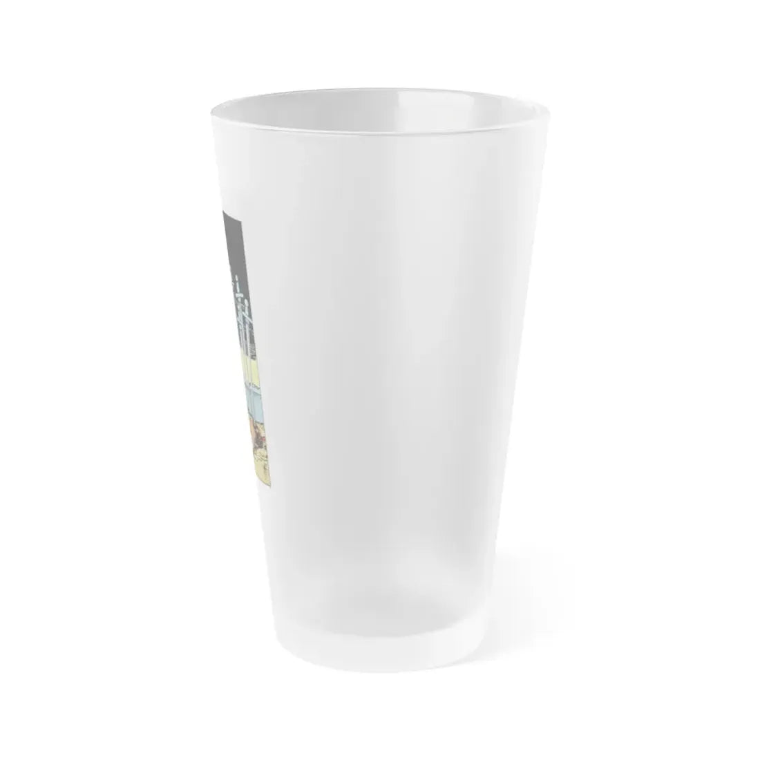 The 10 of Swords (Tarot Card) Frosted Pint Glass 16oz - Go Mug Yourself