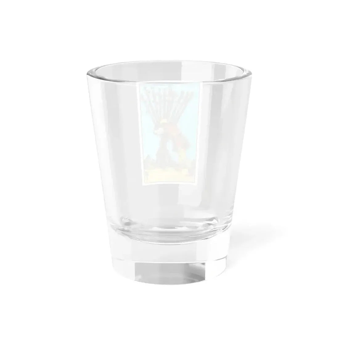 The 10 of Wands (Tarot Card) Shot Glass 1.5oz - Go Mug Yourself