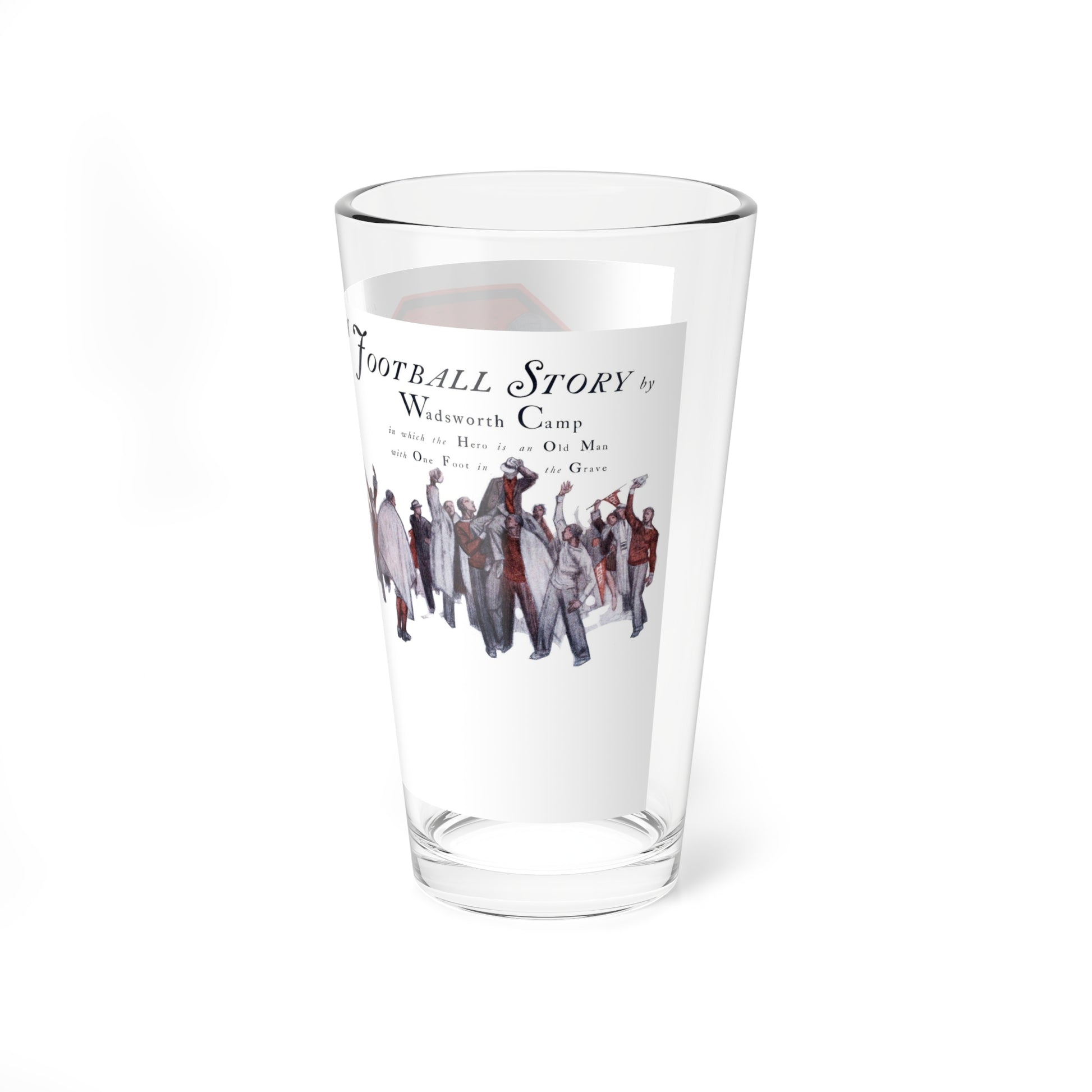 The 12th Man a Football Story, Cosmopolitan, December 1929 (Magazine Illustration) Pint Glass 16oz-Go Mug Yourself