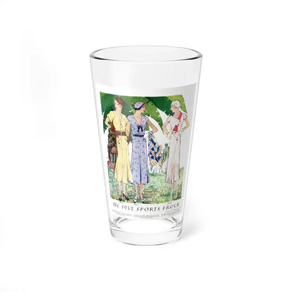 The 1932 Sports Frock, McCall's, February 1932 (Magazine Illustration) Pint Glass 16oz 16oz - Go Mug Yourself