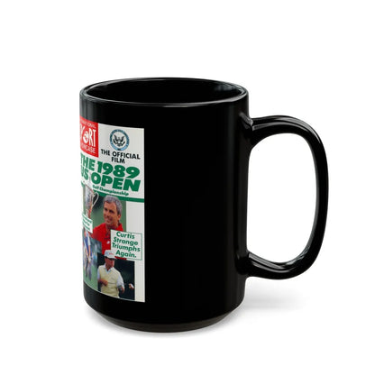 THE 1989 US OPEN (VHS COVER) - Black Coffee Mug-Go Mug Yourself