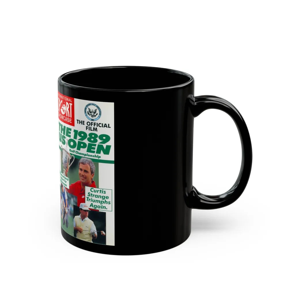 THE 1989 US OPEN (VHS COVER) - Black Coffee Mug-Go Mug Yourself