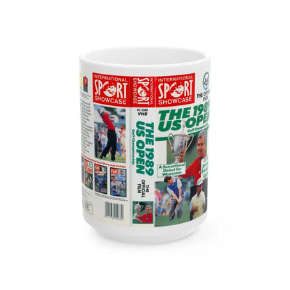 THE 1989 US OPEN (VHS COVER) - White Coffee Mug-15oz-Go Mug Yourself