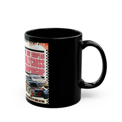 THE 1992 EUROPEAN RALLYCROSS CHAMPIONSHIP (VHS COVER) - Black Coffee Mug - Go Mug Yourself