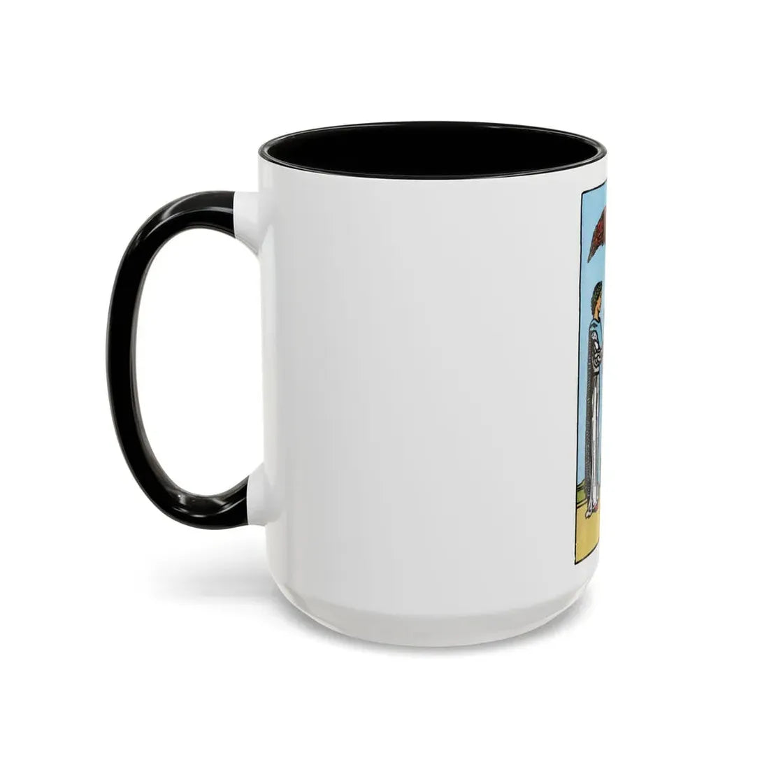 The 2 of Cups (Tarot Card) Accent Coffee Mug - Go Mug Yourself