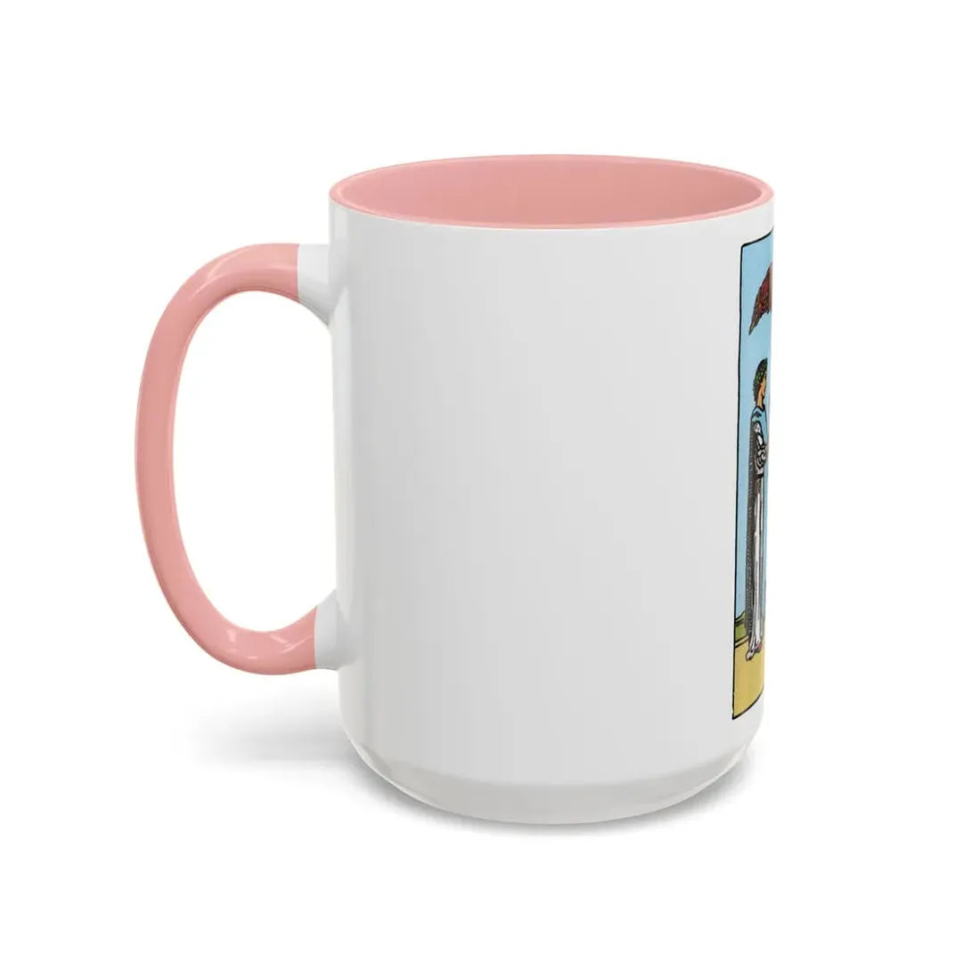 The 2 of Cups (Tarot Card) Accent Coffee Mug - Go Mug Yourself