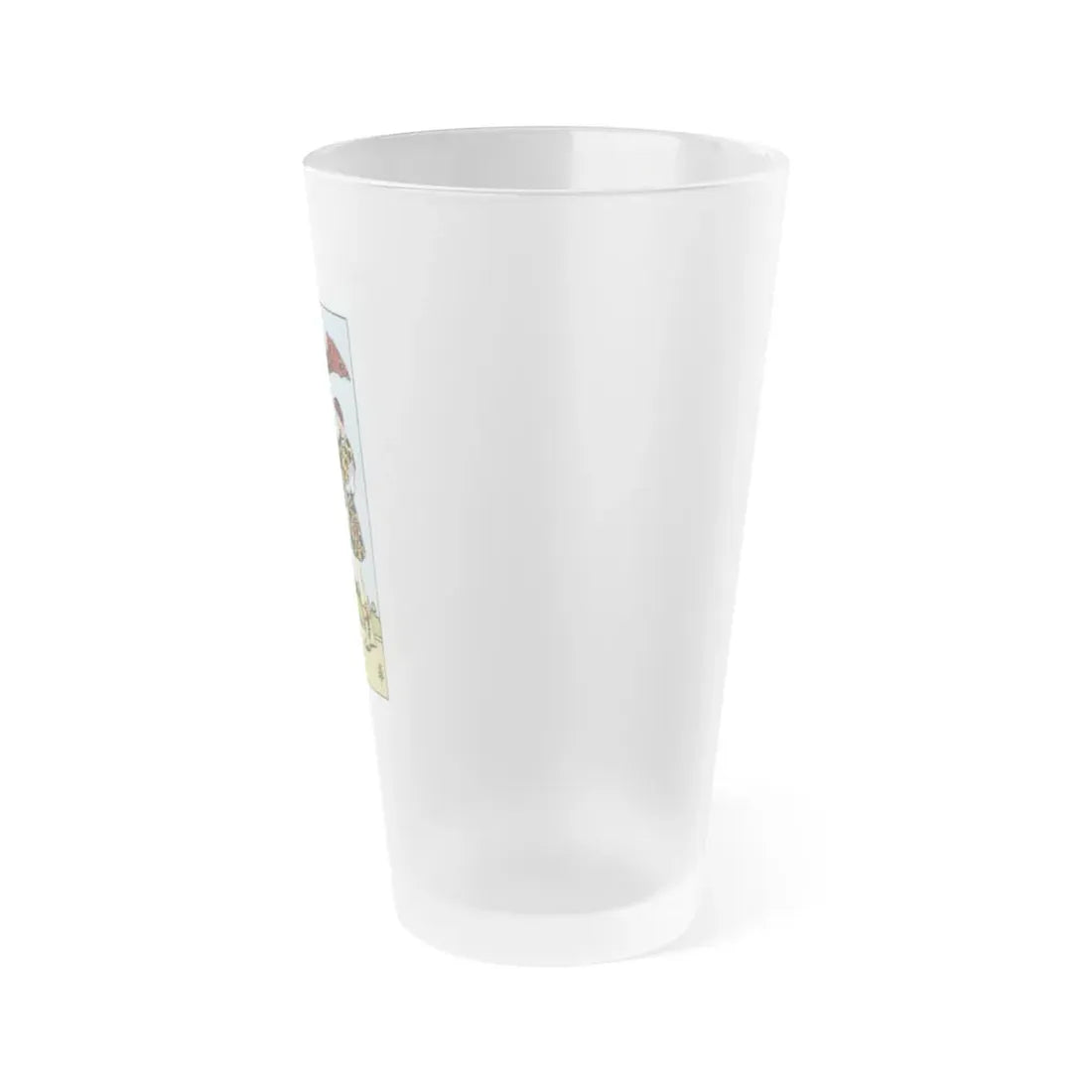 The 2 of Cups (Tarot Card) Frosted Pint Glass 16oz - Go Mug Yourself