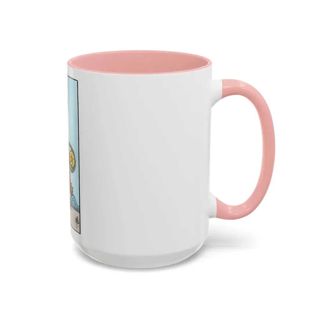 The 2 of Pentacles (Tarot Card) Accent Coffee Mug - Go Mug Yourself