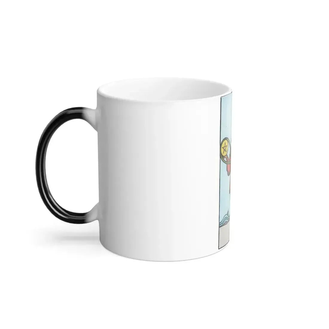 The 2 of Pentacles (Tarot Card) Color Changing Mug 11oz - Go Mug Yourself