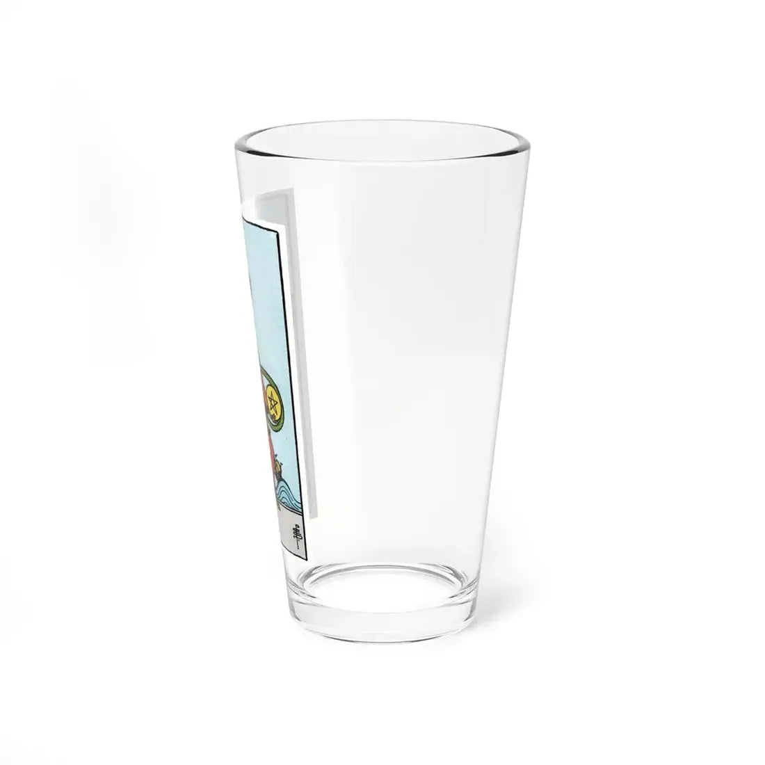 The 2 of Pentacles (Tarot Card) Pint Glass 16oz - Go Mug Yourself