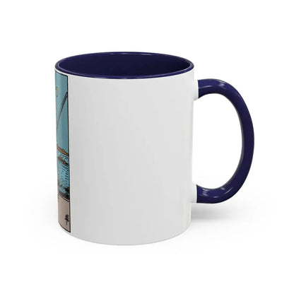 The 2 of Swords (Tarot Card) Accent Coffee Mug - Go Mug Yourself