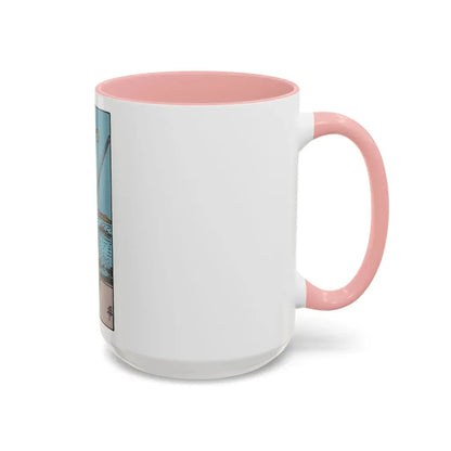 The 2 of Swords (Tarot Card) Accent Coffee Mug - Go Mug Yourself