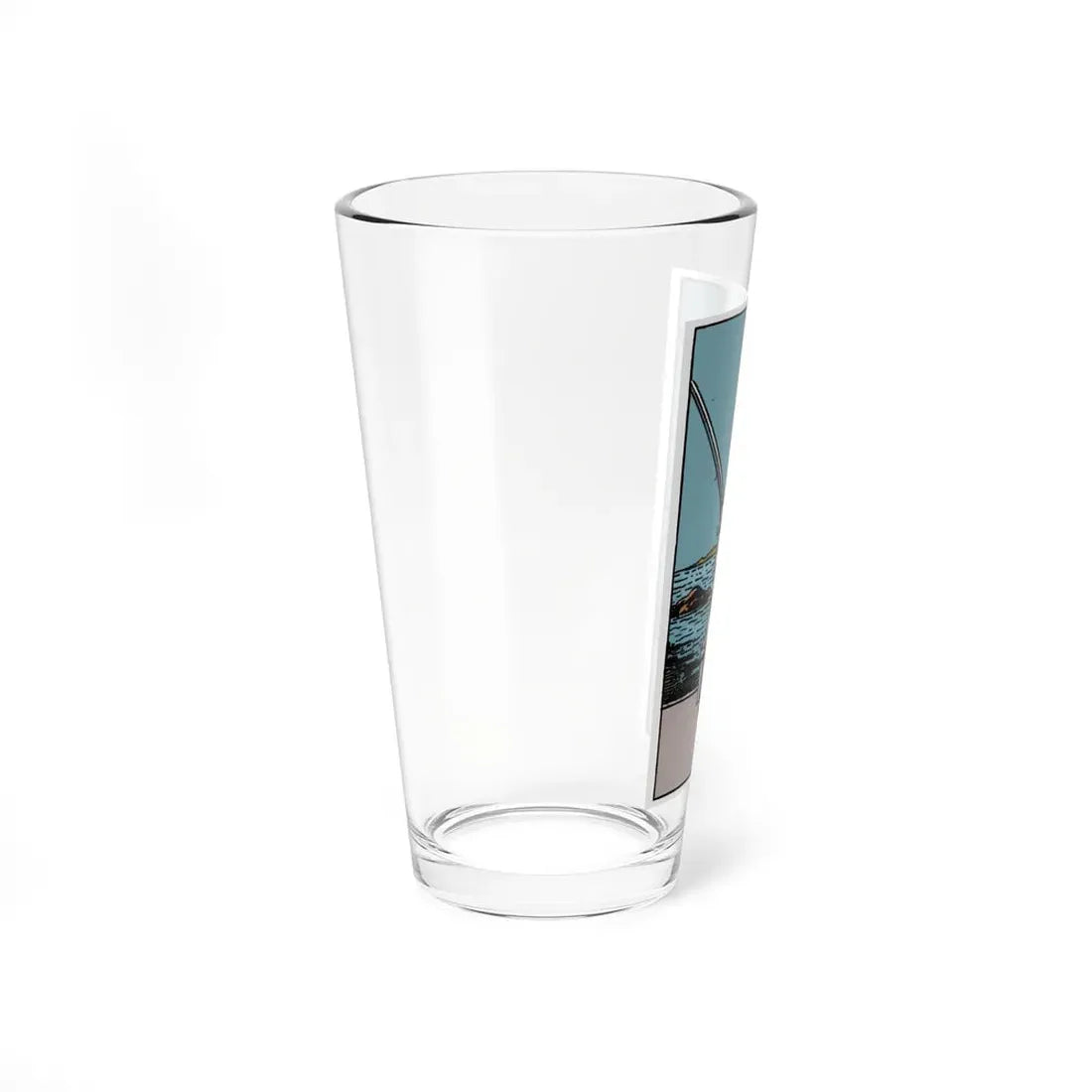 The 2 of Swords (Tarot Card) Pint Glass 16oz - Go Mug Yourself