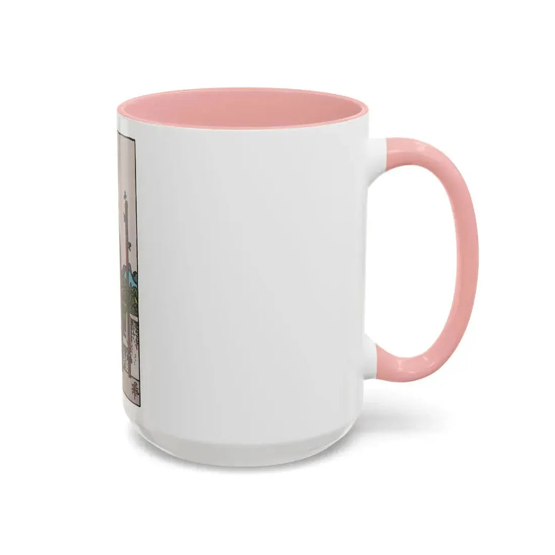 The 2 of Wands (Tarot Card) Accent Coffee Mug - Go Mug Yourself