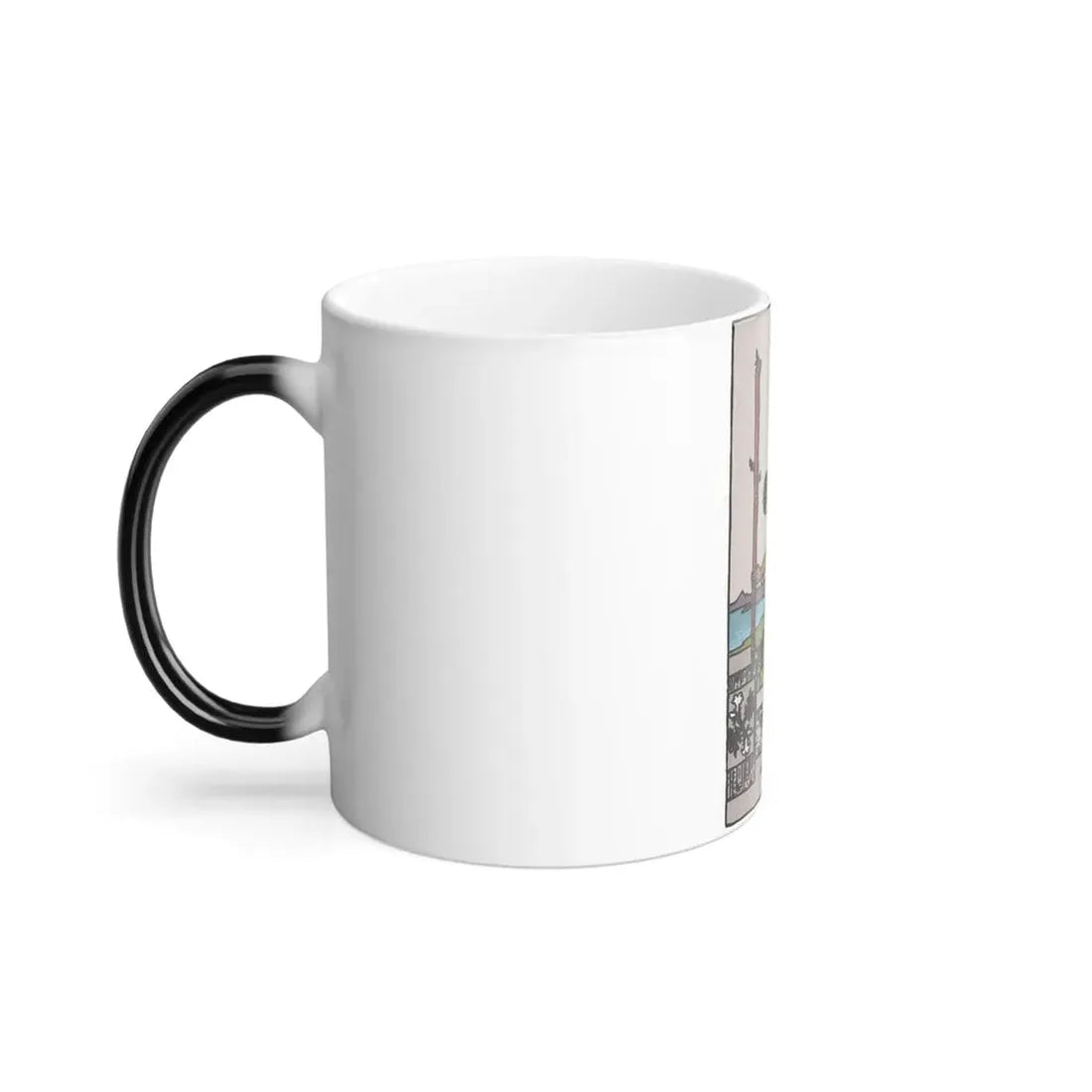 The 2 of Wands (Tarot Card) Color Changing Mug 11oz - Go Mug Yourself