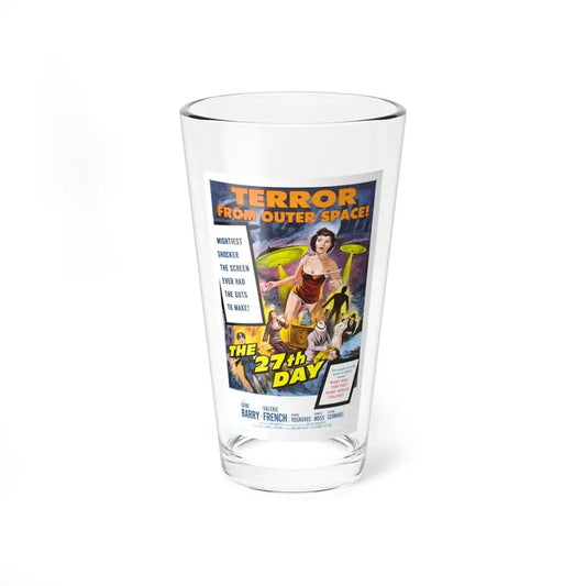 THE 27TH DAY 1957 Movie Poster - Pint Glass 16oz 16oz - Go Mug Yourself