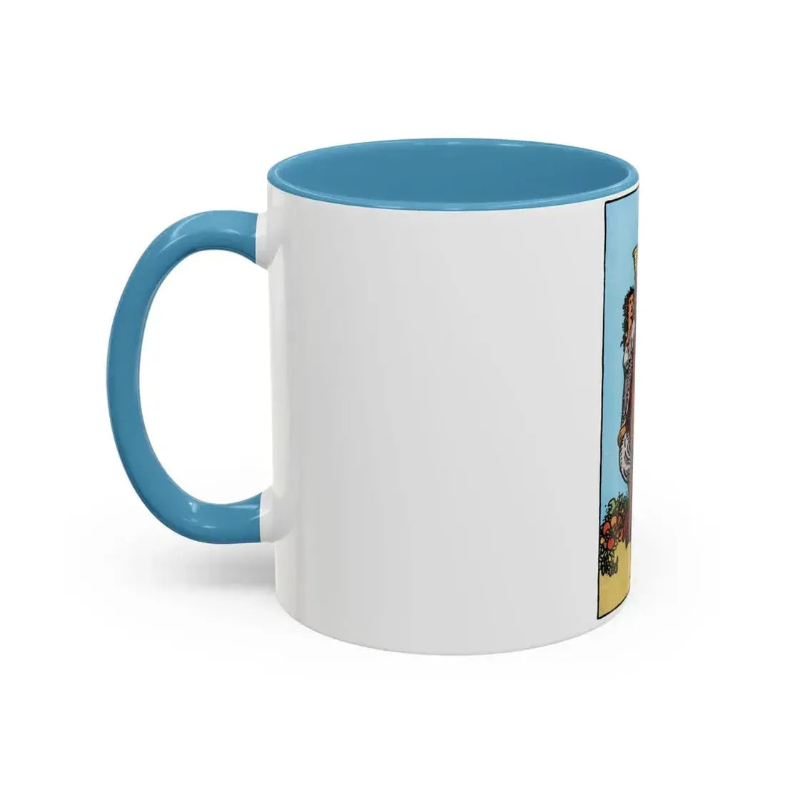 The 3 of Cups (Tarot Card) Accent Coffee Mug - Go Mug Yourself