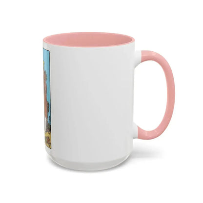 The 3 of Cups (Tarot Card) Accent Coffee Mug - Go Mug Yourself