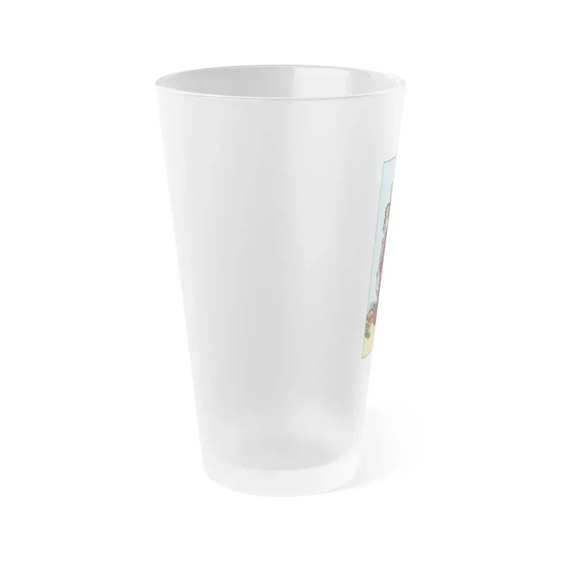 The 3 of Cups (Tarot Card) Frosted Pint Glass 16oz - Go Mug Yourself