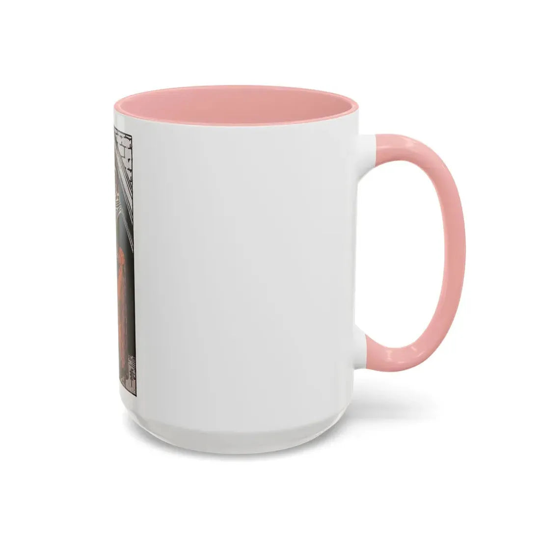 The 3 of Pentacles (Tarot Card) Accent Coffee Mug - Go Mug Yourself