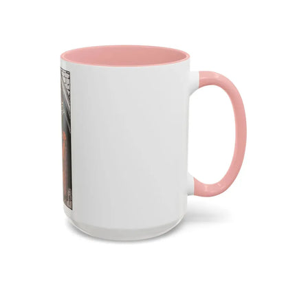 The 3 of Pentacles (Tarot Card) Accent Coffee Mug - Go Mug Yourself