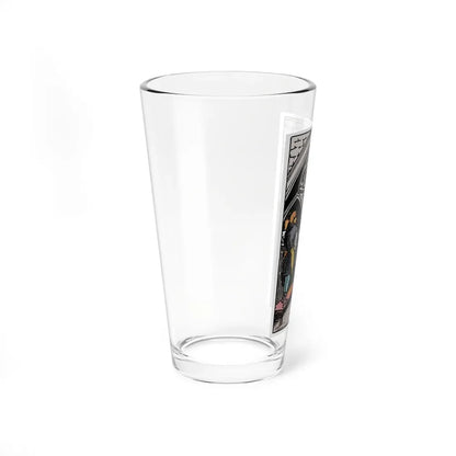The 3 of Pentacles (Tarot Card) Pint Glass 16oz - Go Mug Yourself