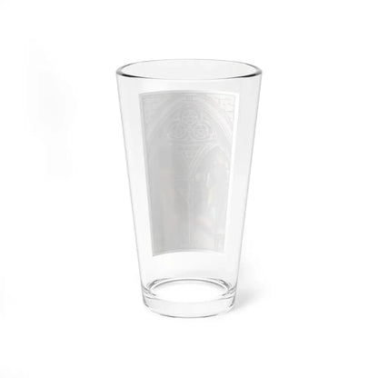 The 3 of Pentacles (Tarot Card) Pint Glass 16oz - Go Mug Yourself