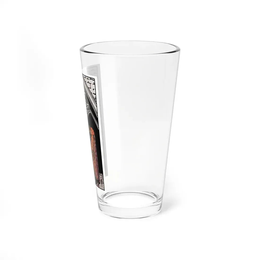 The 3 of Pentacles (Tarot Card) Pint Glass 16oz - Go Mug Yourself