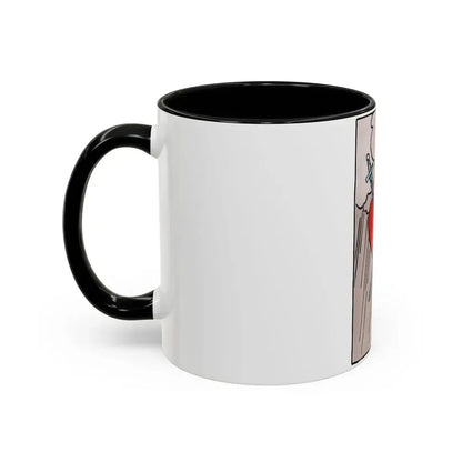 The 3 of Swords (Tarot Card) Accent Coffee Mug - Go Mug Yourself