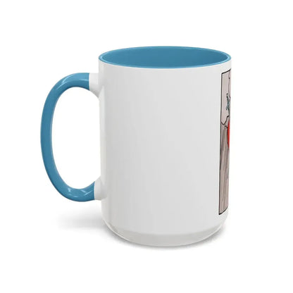 The 3 of Swords (Tarot Card) Accent Coffee Mug - Go Mug Yourself