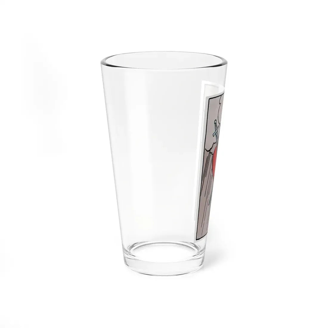 The 3 of Swords (Tarot Card) Pint Glass 16oz - Go Mug Yourself