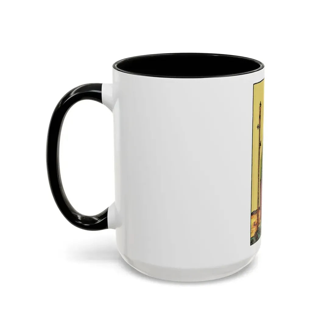 The 3 of Wands (Tarot Card) Accent Coffee Mug - Go Mug Yourself