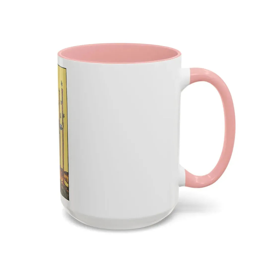 The 3 of Wands (Tarot Card) Accent Coffee Mug - Go Mug Yourself